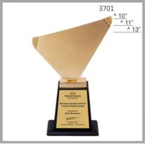 3701 Wood Metal Trophies  - Bangalore 24 hrs up to 72 hours / Other Cities 4 to 7 days., SBG