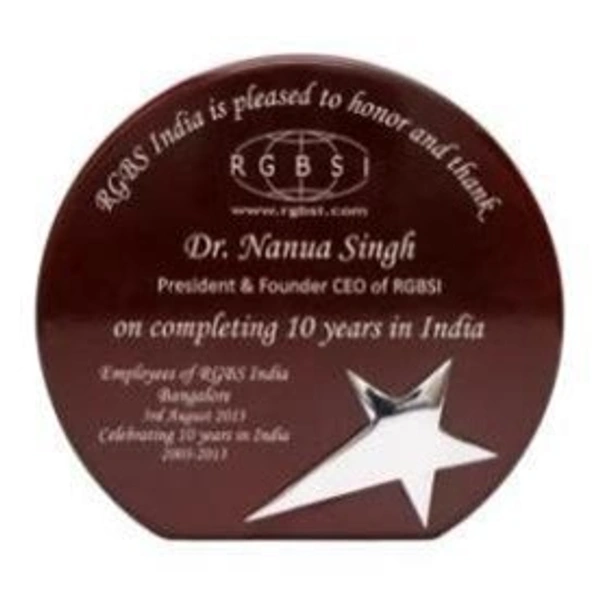 1210 Wood Metal Trophies  - Bangalore 24 hrs up to 72 hours / Other Cities 4 to 7 days., SBG