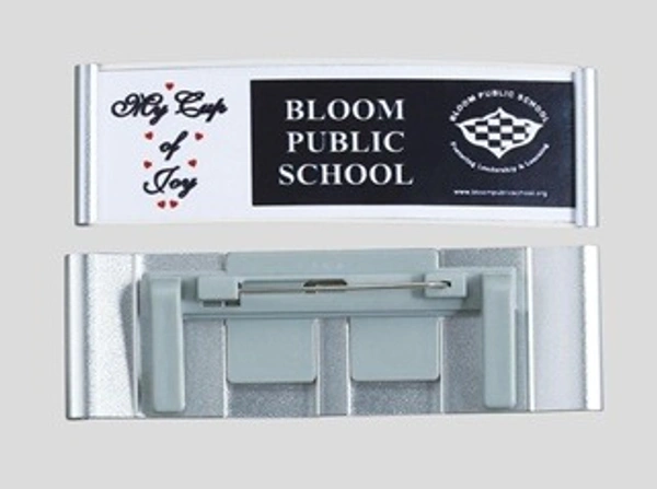 Aluminium Badge With Pin 7018 - Bangalore 24 hrs up to 72 hours / Other Cities 4 to 7 days., SBG