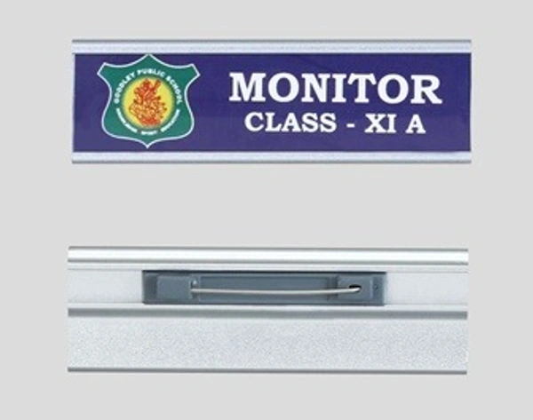 Aluminium Badge With Pin 7019 - Bangalore 24 hrs up to 72 hours / Other Cities 4 to 7 days., SBG