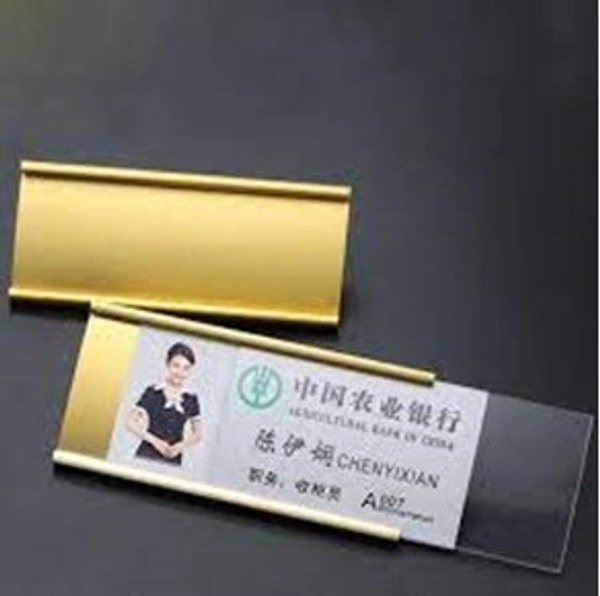 Aluminium Badge With Pin 7020 Gold - Bangalore 24 hrs up to 72 hours / Other Cities 4 to 7 days., SBG