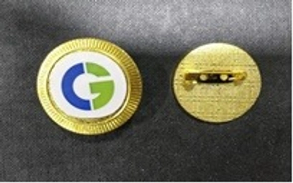 Metal Badge With Pin  7030 B - Bangalore 24 hrs up to 72 hours / Other Cities 4 to 7 days., SBG