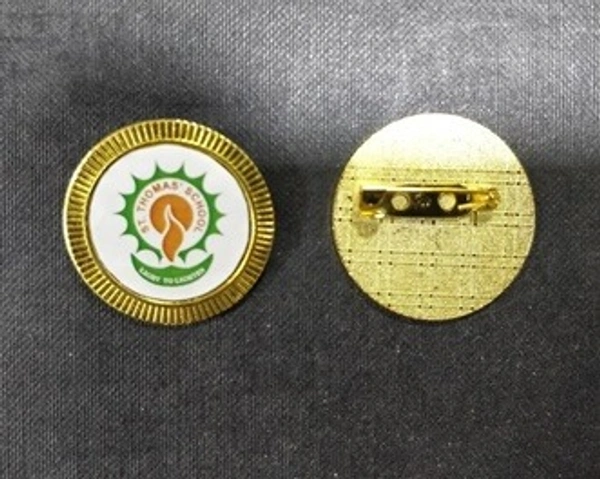 Metal Badge With Pin  7030  S - Bangalore 24 hrs up to 72 hours / Other Cities 4 to 7 days., SBG