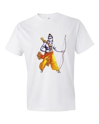 Jay Shree Ram Printed Tshirt  - Xl