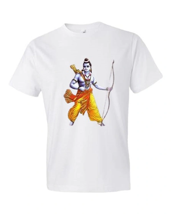 Jay Shree Ram Printed Tshirt  - Xxl