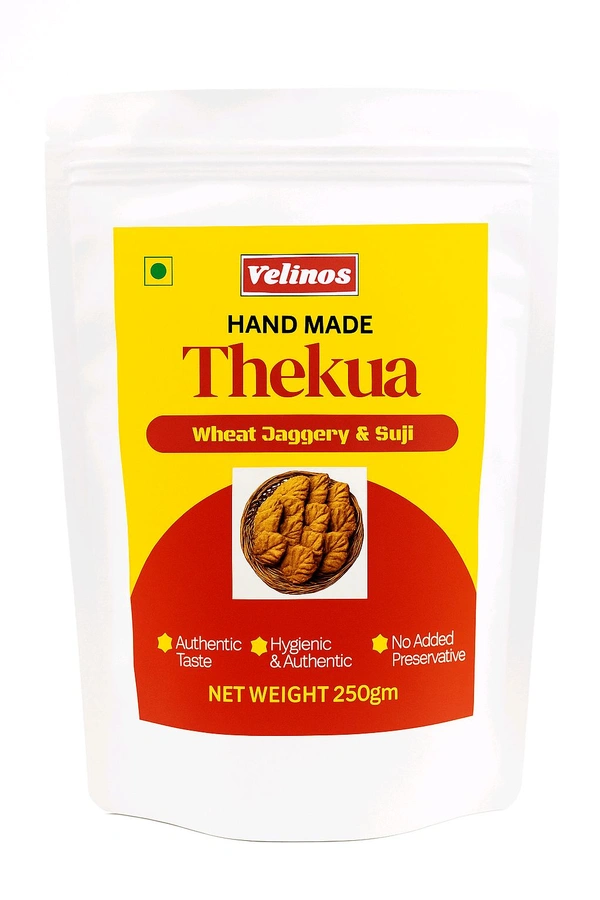 Velinos Traditional Bihari Thekua – 250gm | Jaggery Wheat Snack - Pack Of 3
