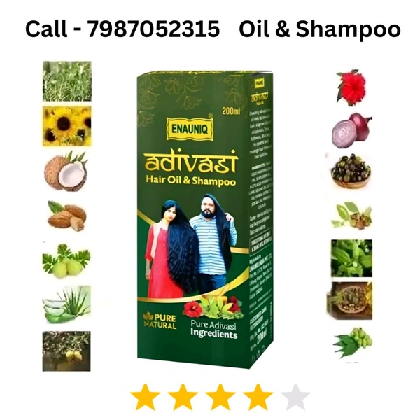 Enauniq Adivasi Hair Oil And Shampoo 