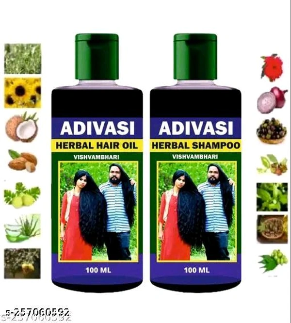 Adivasi Neelambari Hair Oil and Shampoo - Natural Care for Healthy Hair 2