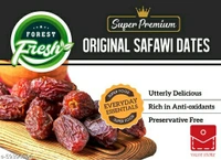 Forest Fresh Safawi Dates (Kalmi Dates) - Super Premium Saudi Arabian Dates Khajoor - 900 gm