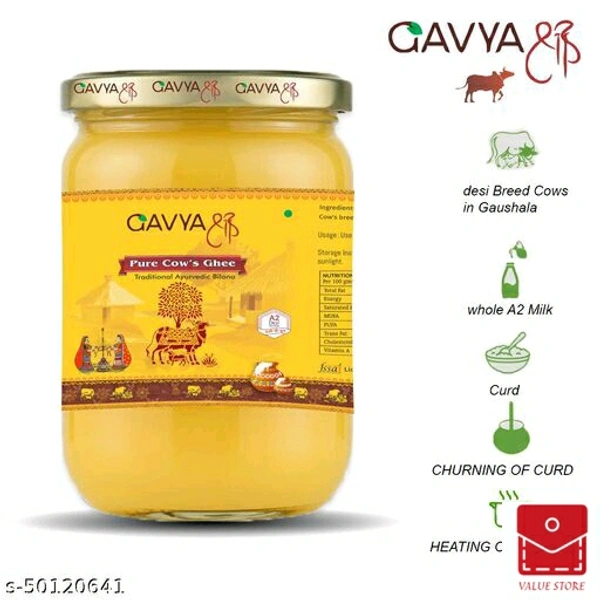 GavyaShree Pure Bilona Cow's A2 Ghee 1 LTR