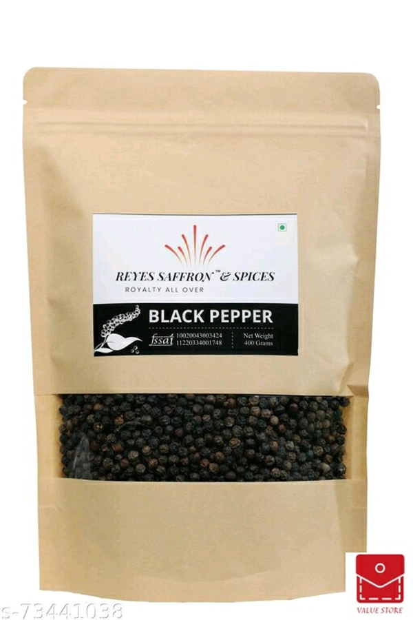 Reyes Whole Black Pepper Bold Grade 400 Grams