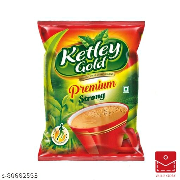 Ketley Gold Tea Premium CTC, 1kg | Assam Tea Granules | 250g x 4