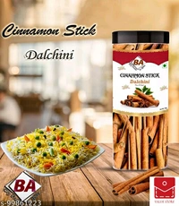 BA Dryfruits and Spices 100% Natural Cinnamon, Dalchini Sticks (Whole Spices) (500g)  (5 x 100g)