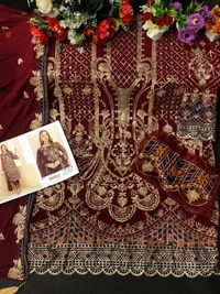 Stylolook  Pakistani Designer Suit Vip - As In Photo, As In Description 