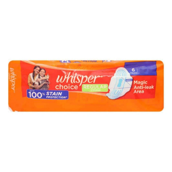 Whisper Choice (regular) - 6 pads