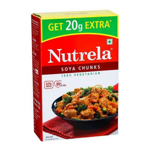 Nutrela Soya Chunks (Box) - 200 gm + 20 gm Extra