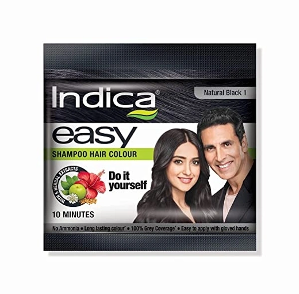 Indica easy hair colour (Black) - 18 ml
