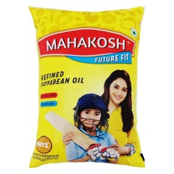 Mahakosh Soyabean Oil (মহাকোষ রিফাইন্ড তেল) - 1 litre