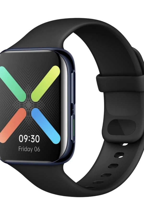 OPPO Watch 46 mm WiFi SmartWatch (Black Strap, Regular - Black