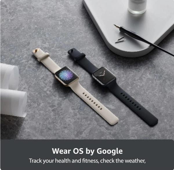 OPPO Watch 46 mm WiFi SmartWatch (Black Strap, Regular - Black