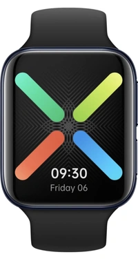 OPPO Watch 46 mm WiFi SmartWatch (Black Strap, Regular - Black
