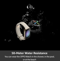 OPPO Watch 41 mm WiFi SmartWatch (Pink Strap, Regular)