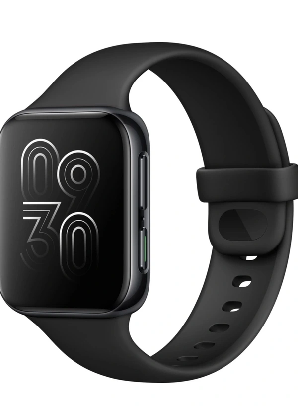 OPPO Watch 41 mm WiFi SmartWatch (Black Strap, Regular) - Black
