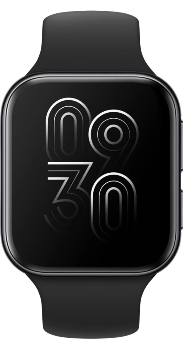 OPPO Watch 41 mm WiFi SmartWatch (Black Strap, Regular) - Black