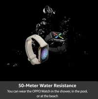 OPPO Watch 41 mm WiFi SmartWatch (Black Strap, Regular) - Black
