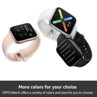 OPPO Watch 41 mm WiFi SmartWatch (Black Strap, Regular) - Black