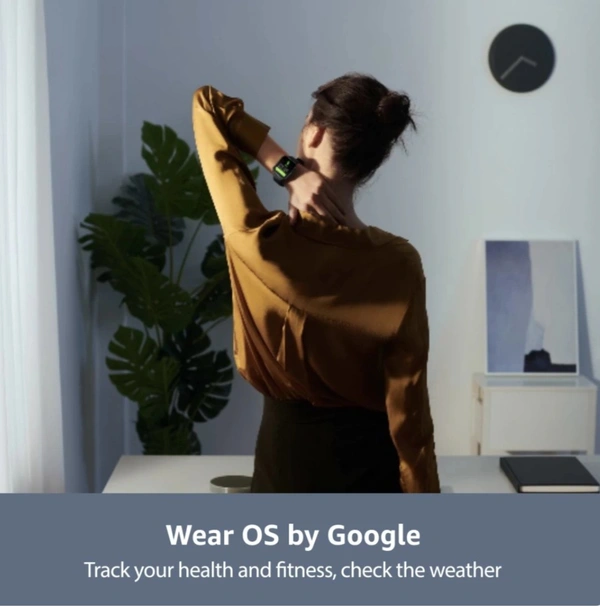 OPPO Watch 41 mm WiFi SmartWatch (Black Strap, Regular) - Black