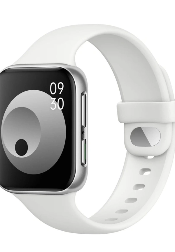 OPPO Watch 41 mm WiFi SmartWatch (Silver Strap, Regular)