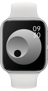 OPPO Watch 41 mm WiFi SmartWatch (Silver Strap, Regular)