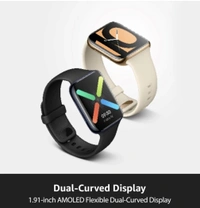 OPPO Watch 46 mm WiFi SmartWatch (Gold Strap, Regular