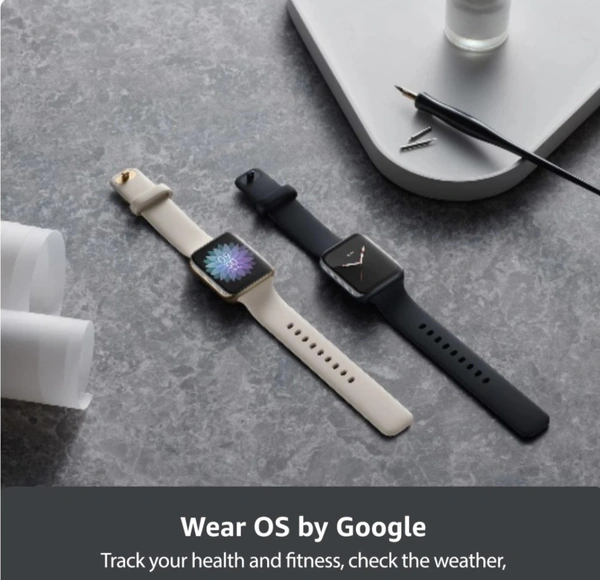 OPPO Watch 46 mm WiFi SmartWatch (Gold Strap, Regular