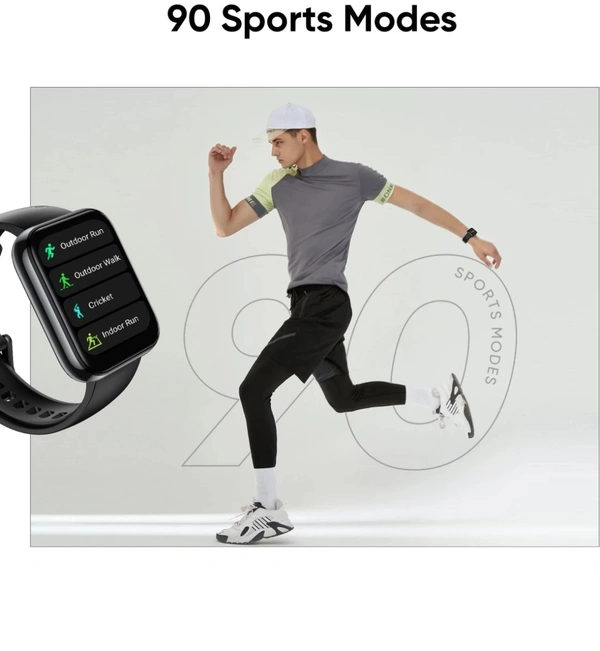 Realme Smart Watch 2 Pro 1.75" HD Display & Dual Satellite GPS - Black