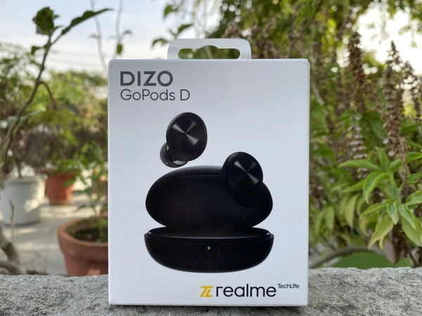 Dizo By Realme DIZO by realme TechLife GoPods D with Enviornment Noise Cancellation (ENC) Bluetooth Headset - Black