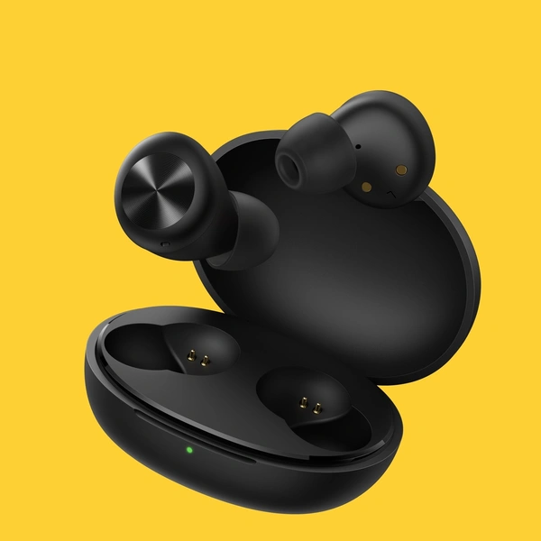 Dizo By Realme DIZO by realme TechLife GoPods D with Enviornment Noise Cancellation (ENC) Bluetooth Headset - Black