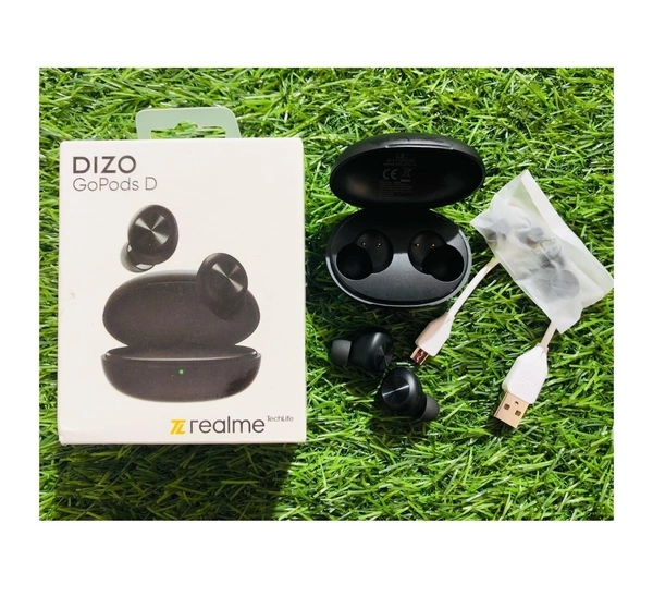 Dizo By Realme DIZO by realme TechLife GoPods D with Enviornment Noise Cancellation (ENC) Bluetooth Headset - White