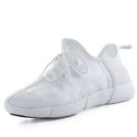 Fiber Optic LED Shoes, Light Up Shoes for Women Men USB Charging Flashing Luminous Trainers - 42