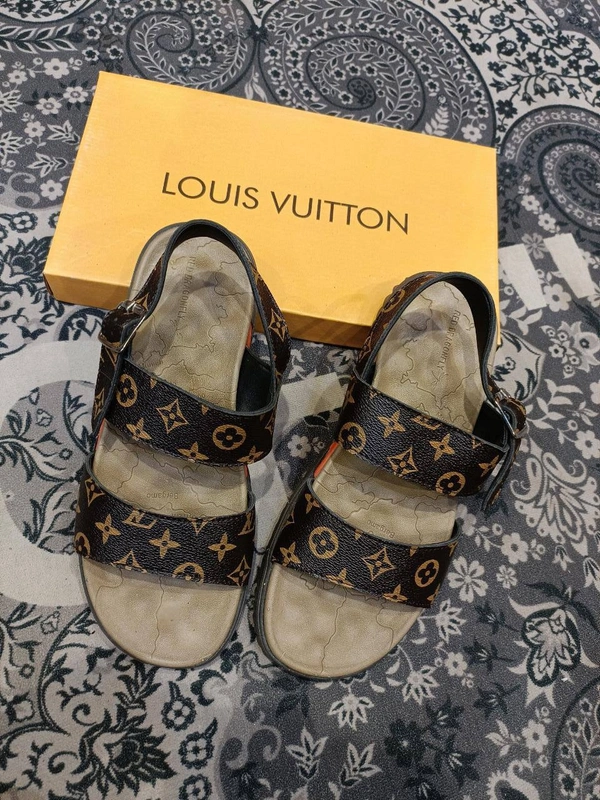 Louis Vuitton Sandal Premium Scandal With Box Packing - 10