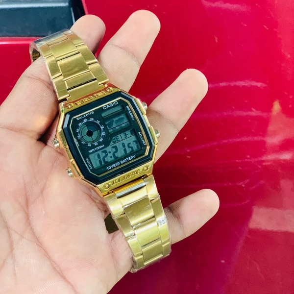 Casio Illuminator AE1200WH-1A Digital Premium Collection  - Gold