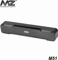 MZ M51 (PORTABLE HOME TV SOUNDBAR) Dynamic Thunder Sound 2400mAh Battery 10 W Bluetooth Soundbar (Black, Stereo Channel)
