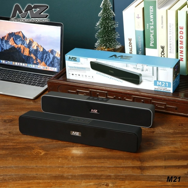 MZ M21 (PORTABLE HOME TV SOUNDBAR) Dynamic Thunder Sound 2400mAh Battery 10 W Bluetooth Soundbar (Multicolor, Stereo Channel)
