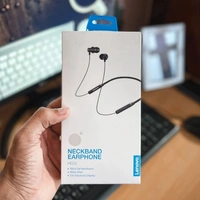  Lenovo Neckband And Lenova Wired Earphone Combo