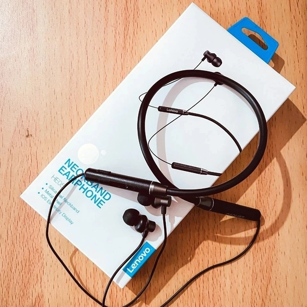  Lenovo Neckband And Lenova Wired Earphone Combo