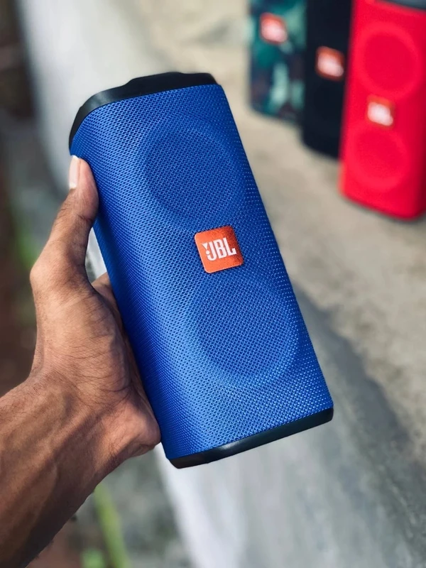 Portable Bluetooth Speaker Dynamic Thunder Sound With High Bass 10 W Bluetooth Laptop/Desktop Speaker Multicolor, Stereo Channel With Jbl Brand Logo - Blue