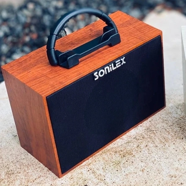 Original Product Sonilex 5W Original Premium Bluetooth Speaker - 30 Days Cybzone Warranty, Brown