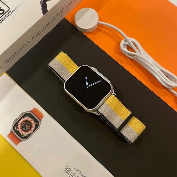 Wearfit N8 Ultra Smartwatch | Bluetooth V5.0, Voice Assistant |Power Saving Mode, Always On Display  - Yellow
