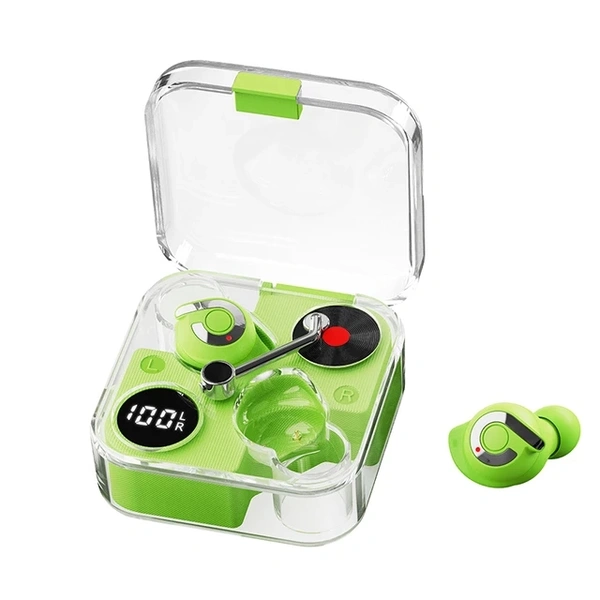 New Fashion E89 TWS Wireless Bluetooth Earphones Headset Smart Touch Earbuds With - Green